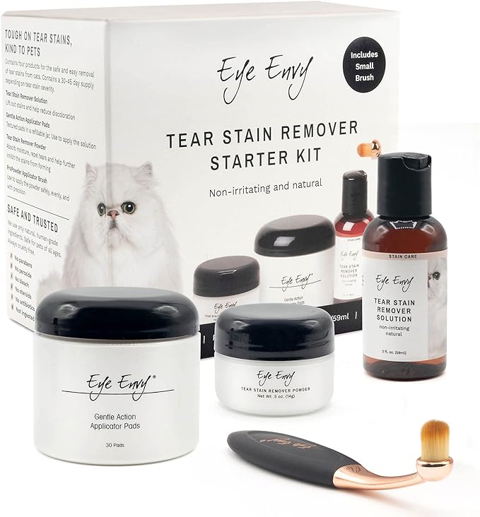 Eye envy starter kit for combatting persian cat tear stains