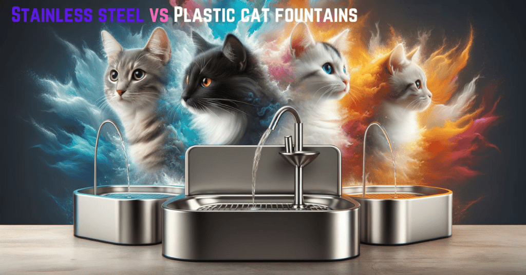 Stainless Steel vs Plastic Cat Fountains: The Hydration Showdown