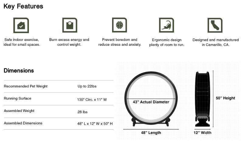 One fast cat wheel Key features image