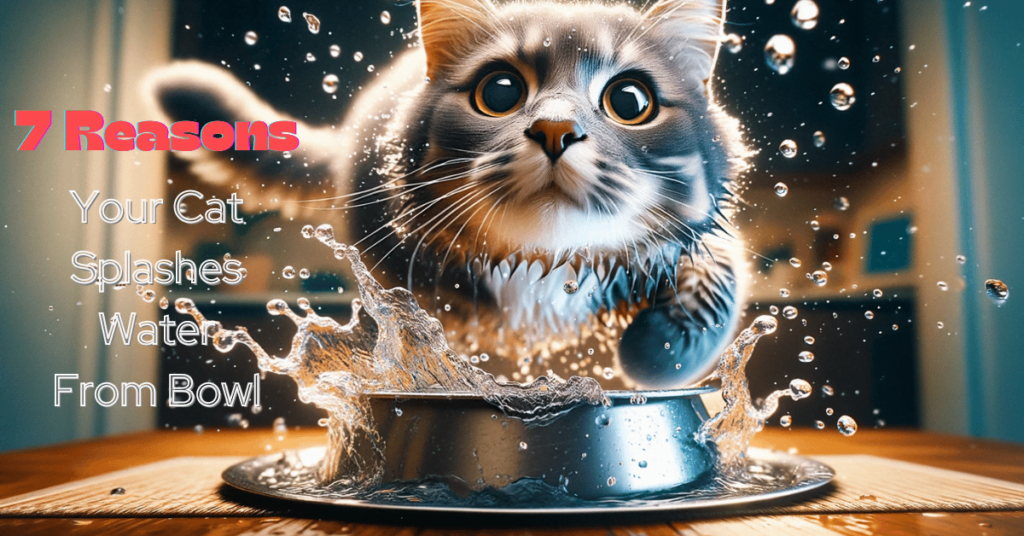 7 Reasons Why Your Cat Splashes Water Out of the Bowl: Splash Zone