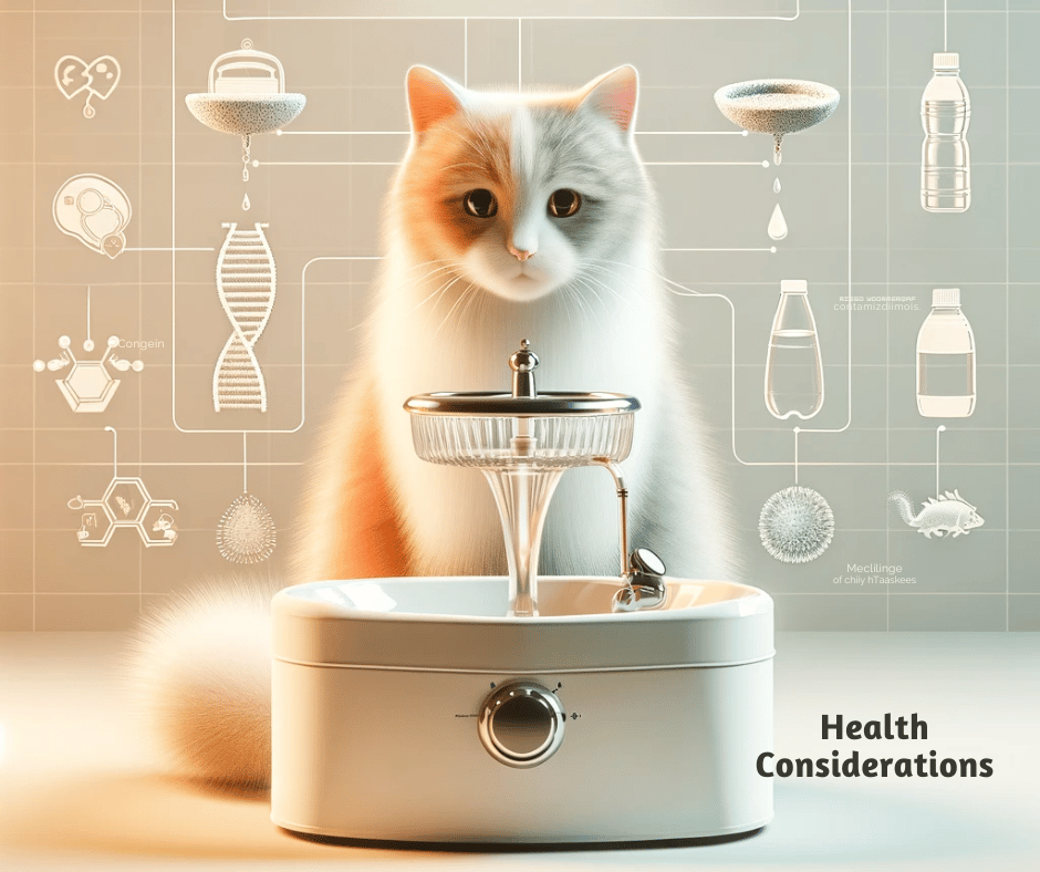 Health consideration when choosing between ceramic and stainless steel cat fountains