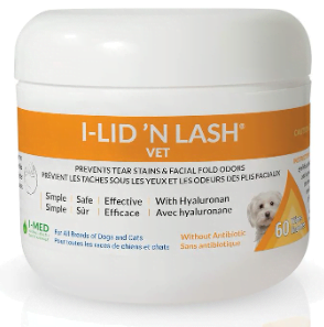 I-LID ’N LASH Vet Dog Eye Wipes - Best Tear Stain Remover for persian cats