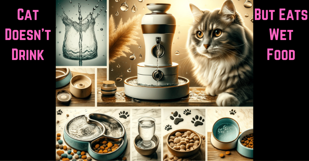 The Curious Habit: Cat Doesn't Drink Water But Eats Wet Food