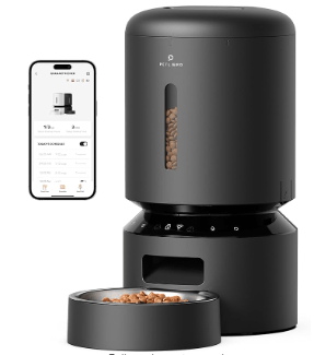 Image example of a smart cat feeder listed as one of the high-tech cat gadgets