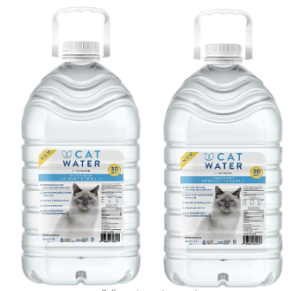 Image of Mineral Bottled water for cats is one of the best water types for cats