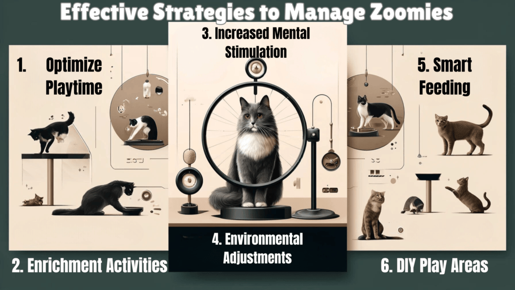 Effective Strategies to Manage Your Cat's Zoomies Infographic