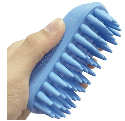 Image example of a rubber silicon cat brush