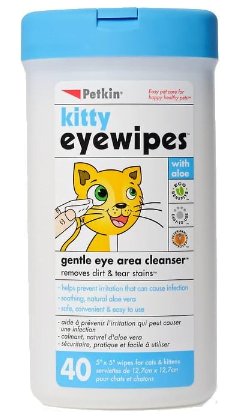 Image of Petkin Eye Wipes listed as one of the best cat eye wipes