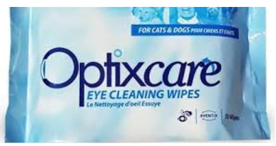 Optixcare eye cleaning wipes as one of the best cat eye wipes