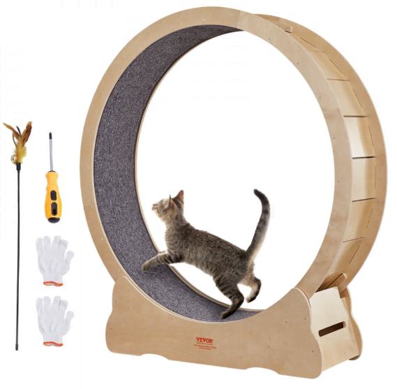 Vevor-cat-exercise-wheel-large-listed-one of the quietest cat wheels on the market