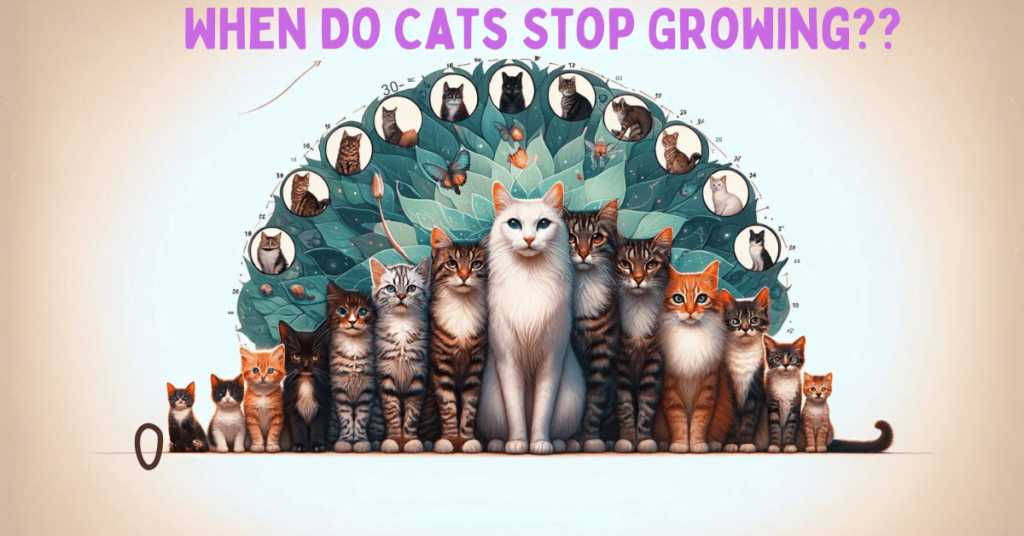 When Do Cats Stop Growing?: Beyond Kittendom