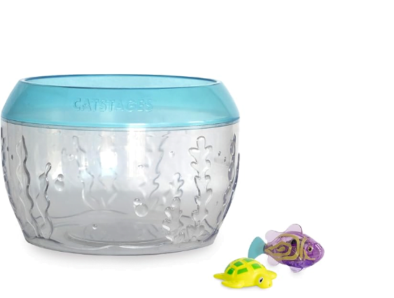 Image of a Fish bowl Cat toys listed as one of the best toys for Bengal Cats