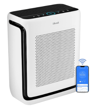 Image example of an air purifier that helps allergy sufferers