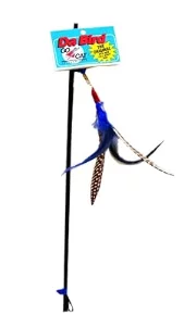 Image-of-cat-da-Bird-Feather-wand-and-teaser listed as one of the best toys for Bengal Cats