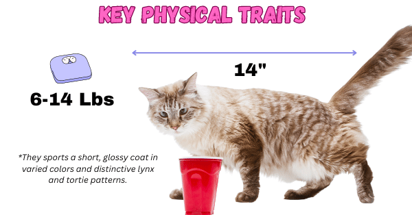 Key Physical Traits of the Lynx Point Siamese cats