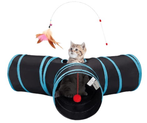 Tempcore Cat Tunnel  Listed as one of the best Cat toys