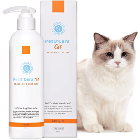 Peto'cera cat shampoo suitable for hairless cat breeds