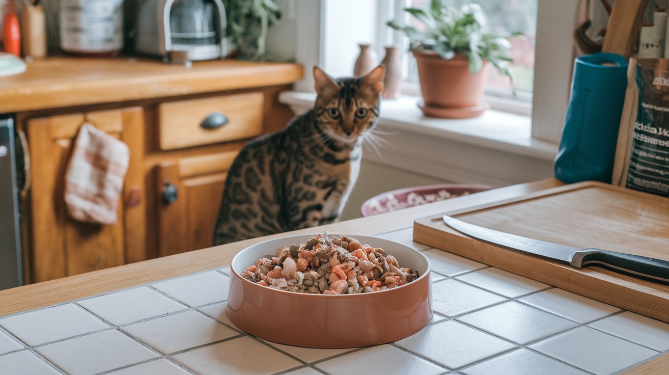 Bengal cat raw diet recipes featured image