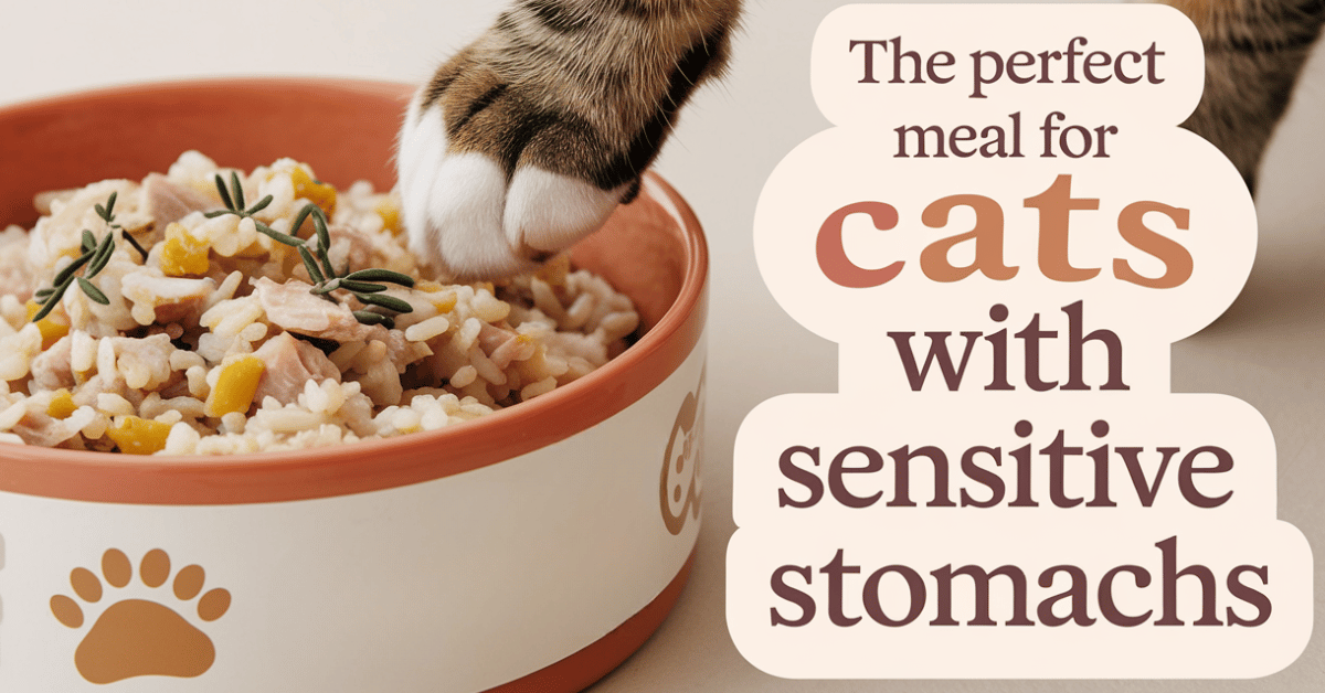 Turkey & Rice Meal Recipe for Cats Featured Image