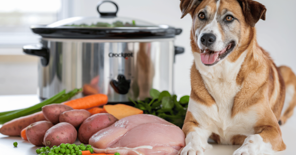 Homemade Dog Food in the Crockpot featured Image