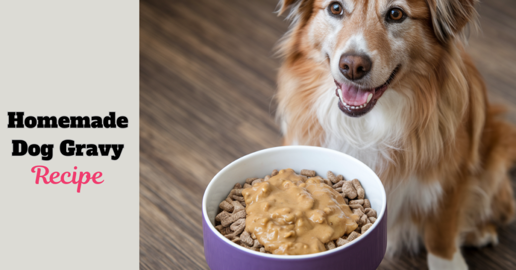 Homemade Dog gravy recipe featured image