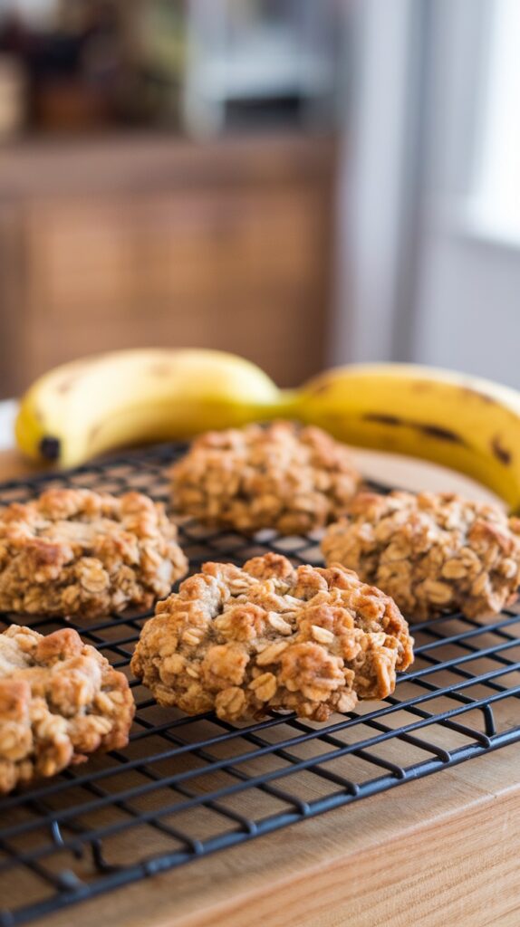 oatmeal and banana dog cookies