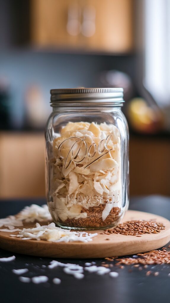 coconut and Flaxseed vegan dog treats