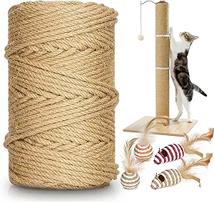 Sisal rope for cat scratcher image