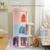 Cat Tree Cat Condos for Large Cats, Cat Tower House with Large Top Perch and Sisal Covered Scratching Posts for Indoor Cats Gift - Image 3