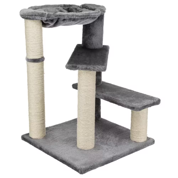 Gray Baza Senior Cat Scratching Post