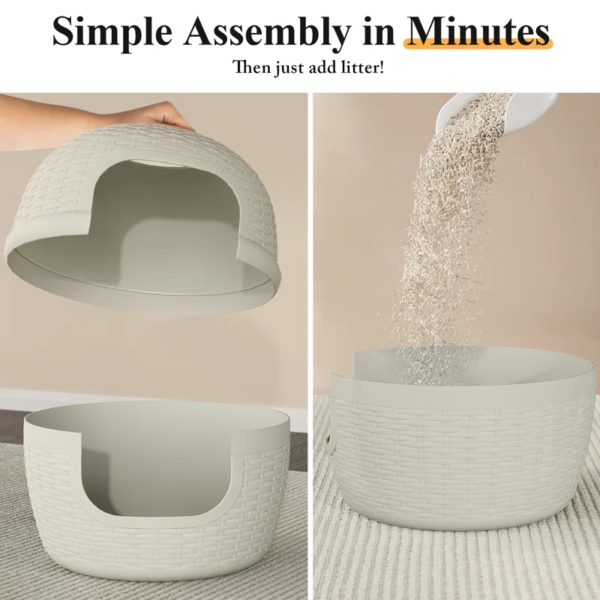 Damase Hidden Cat Litter Box Planter - Image 6