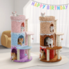 Cat Tree Cat Condos for Large Cats, Cat Tower House with Large Top Perch and Sisal Covered Scratching Posts for Indoor Cats Gift - Image 2
