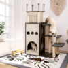 Tavion 42.5“ Wood Cat Trees,Cat Tower,Cat Trees for Large Cats - Image 4