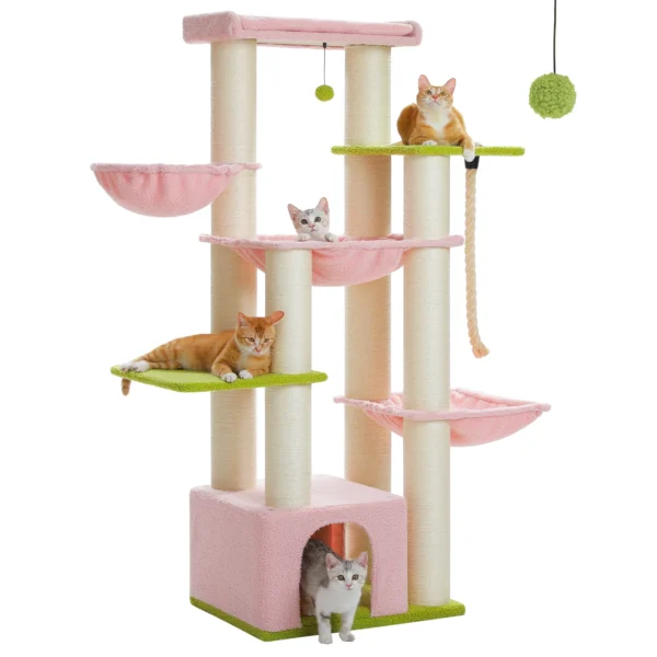 Large Cat Tower for Big Cats – Heavy-Duty Multi-Level Cat Tree - Image 11