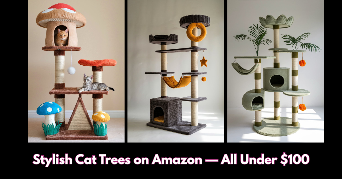 7+ Best Amazon Cat Trees Under $100 (That You’ll Be Proud to Own)