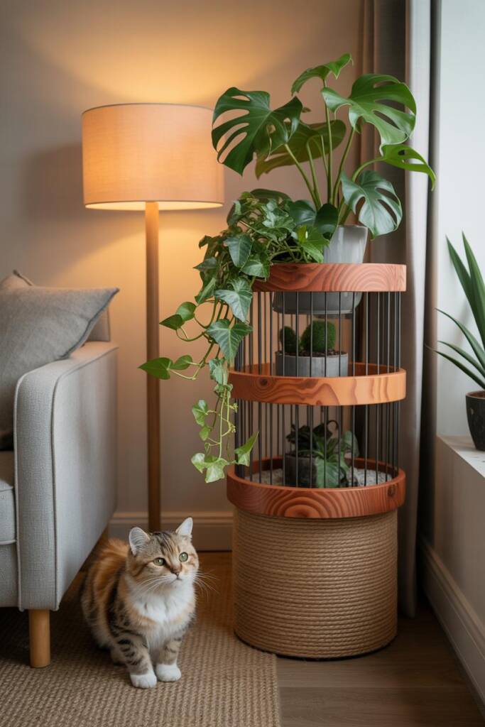 Elevated Statement Stands That Double as Decor Plant Stand Ideas elevated plant stand