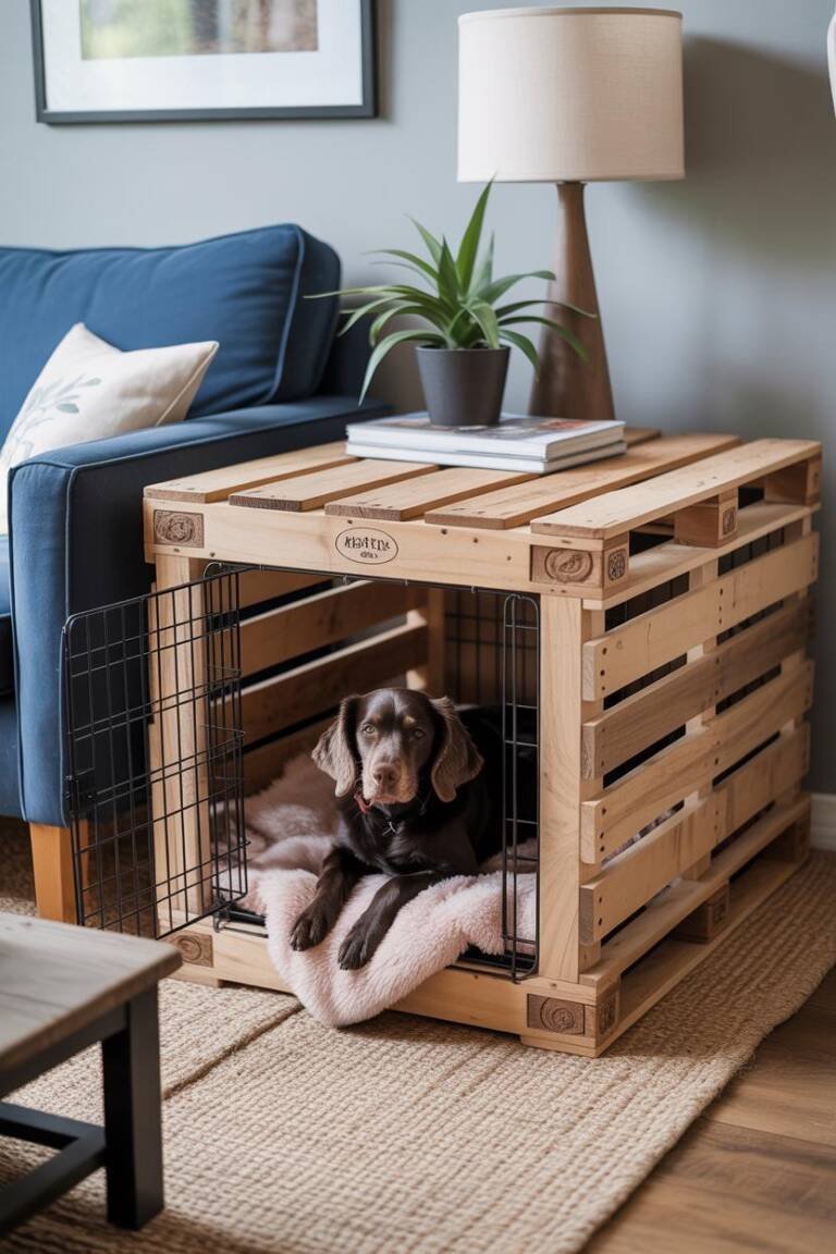 Pallet Diy Dog Crate