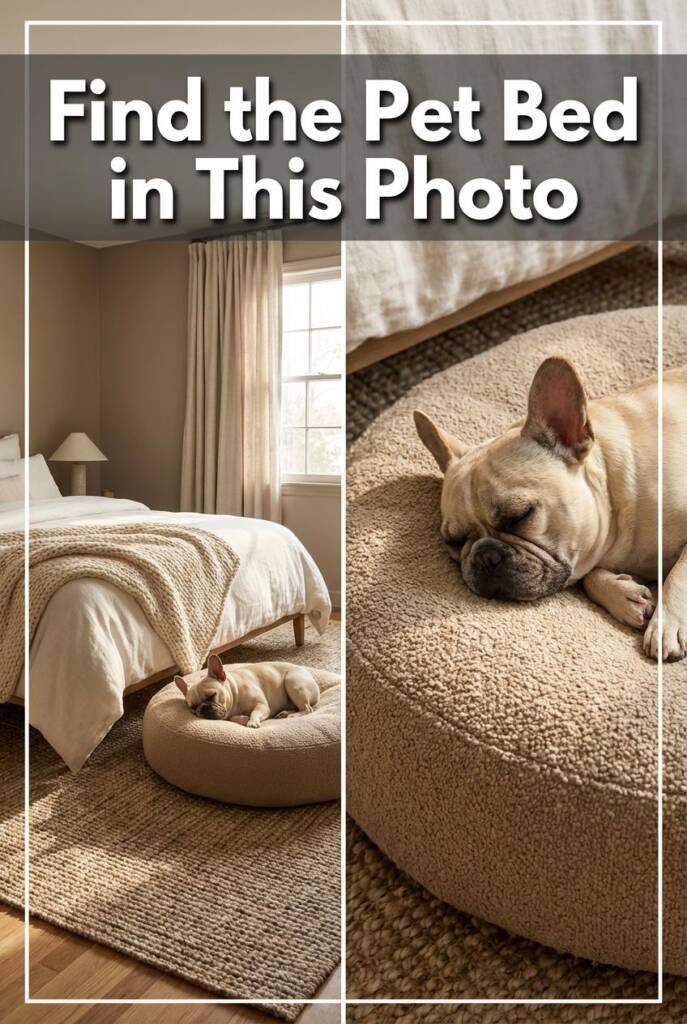 A warm earthy neutral bedroom with taupe walls, creamy white bedding layered with a chunky knit throw, and natural linen curt
