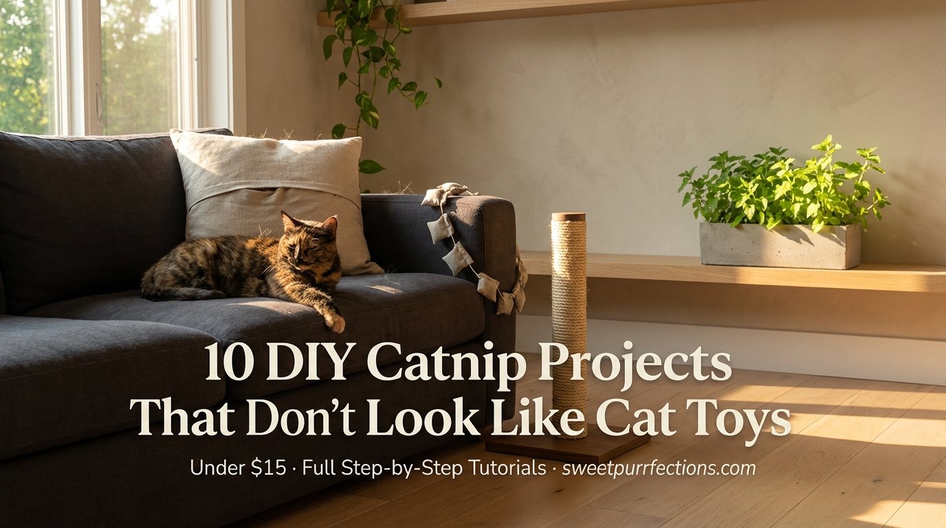10 DIY Catnip Projects Beyond the Basic Cat Toy