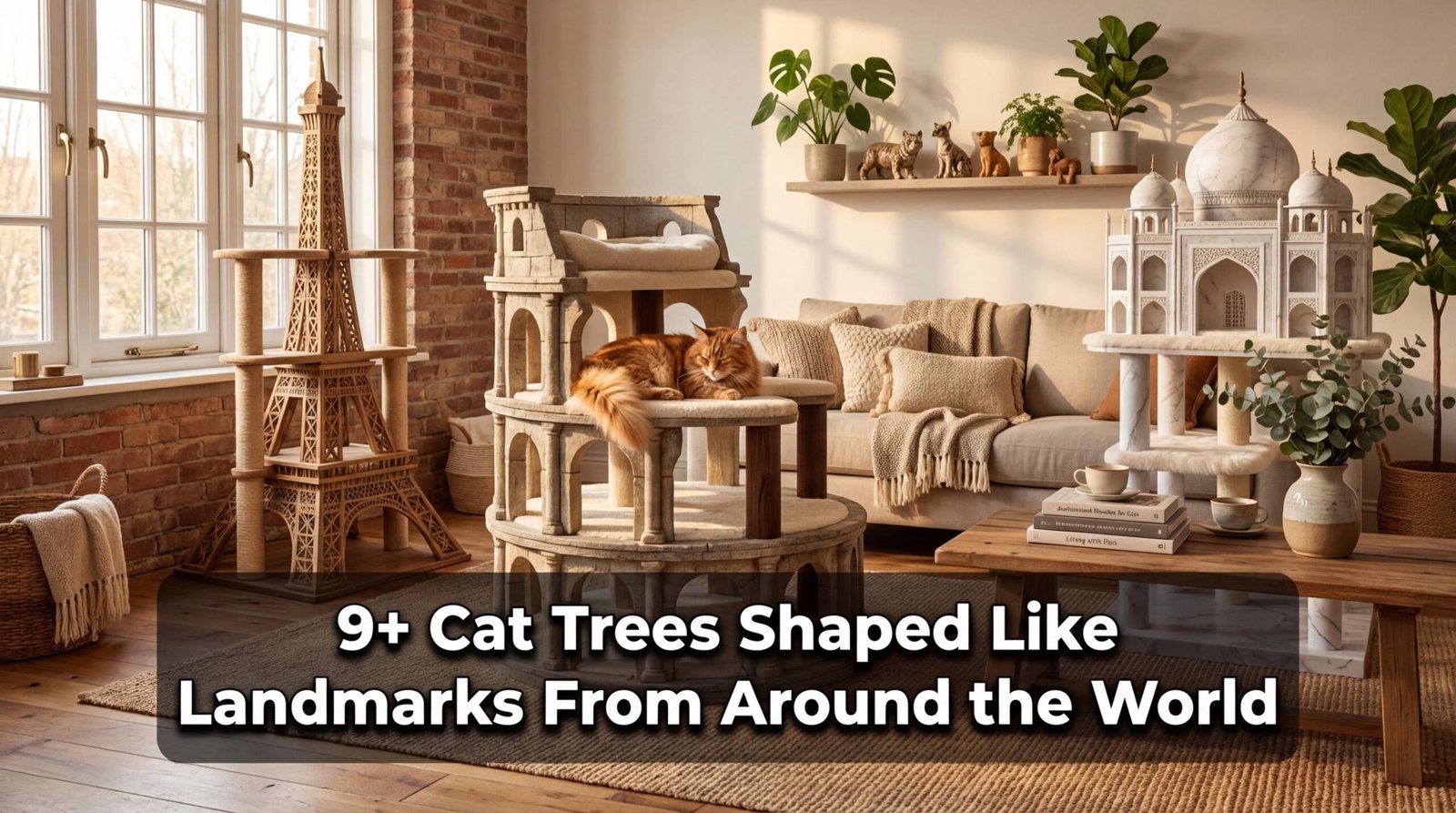 9+ Cat Trees Shaped Like Landmarks From Around the World