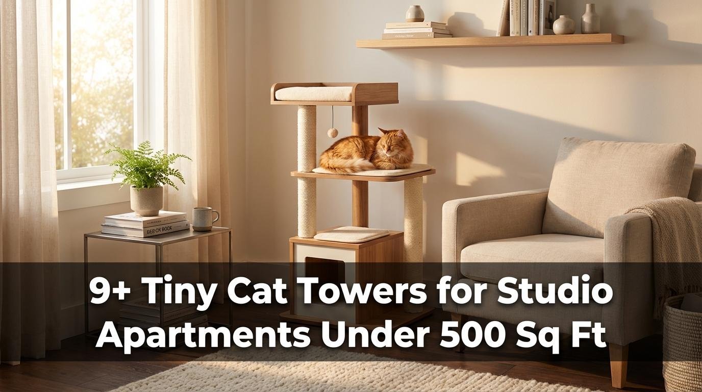 9+ Tiny Cat Towers for Studio Apartments Under 500 Sq Ft